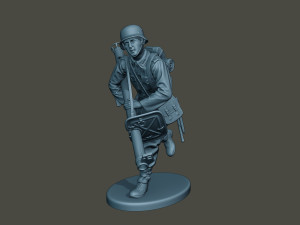 german soldier ww2 run g4 Modelo de impresión 3D