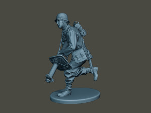 german soldier ww2 run g4 Modelo de impresión 3D