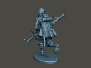 german soldier ww2 run g4 Modelo de impresión 3D