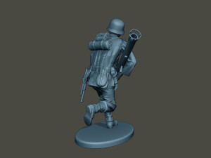 german soldier ww2 run g4 Modelo de impresión 3D