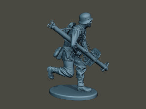 german soldier ww2 run g4 Modelo de impresión 3D