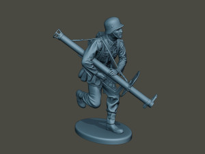 german soldier ww2 run g4 Modelo de impresión 3D