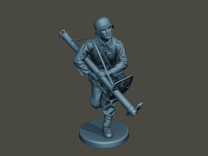 german soldier ww2 run g4 Modelo de impresión 3D
