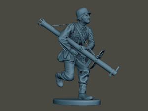 german soldier ww2 run g4 Modelo de impresión 3D