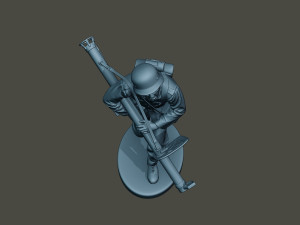 german soldier ww2 run g4 Modelo de impresión 3D