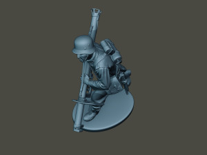 german soldier ww2 run g4 Modelo de impresión 3D