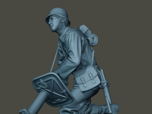 german soldier ww2 run g4 Modelo de impresión 3D
