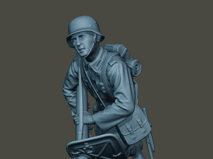 german soldier ww2 run g4 Modelo de impresión 3D
