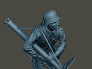german soldier ww2 run g4 Modelo de impresión 3D