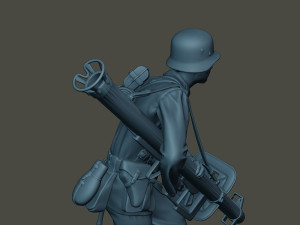 german soldier ww2 run g4 Modelo de impresión 3D