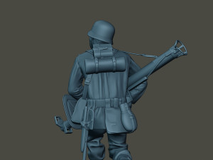 german soldier ww2 run g4 Modelo de impresión 3D