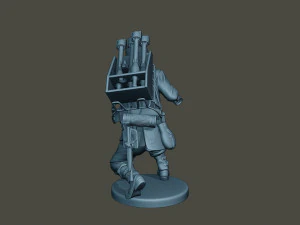 german soldier ww2 rocket g4 3D Print Model