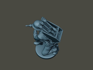 german soldier ww2 rocket g4 3Dプリントモデル