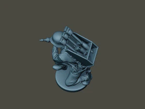 german soldier ww2 rocket g4 3D Print Model