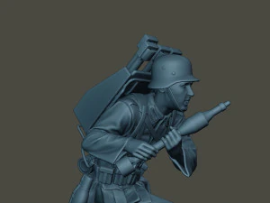 german soldier ww2 rocket g4 3D Print Model