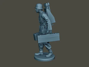 german soldier ww2 rocket g4 3D Print Model