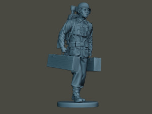 german soldier ww2 rocket g4 Modello di stampa 3D