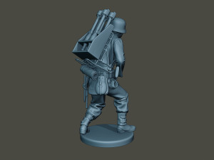 german soldier ww2 action g4 3Dプリントモデル