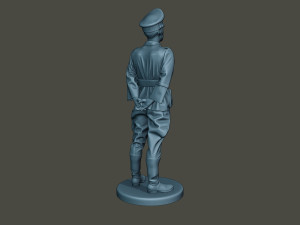 German officer ww2 attention g5 Modello di stampa 3D