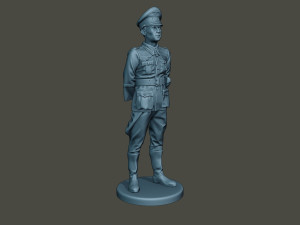 German officer ww2 attention g5 Modello di stampa 3D