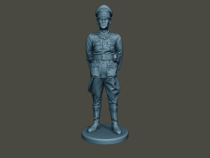 German officer ww2 attention g5 Modello di stampa 3D