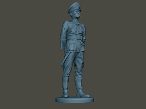 German officer ww2 attention g5 Modello di stampa 3D
