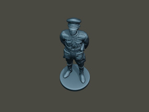 German officer ww2 attention g5 Modello di stampa 3D