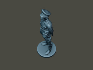 German officer ww2 attention g5 Modello di stampa 3D