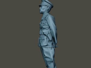 German officer ww2 attention g5 Modello di stampa 3D