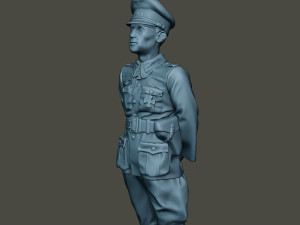 German officer ww2 attention g5 Modello di stampa 3D