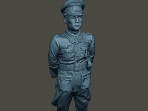 German officer ww2 attention g5 Modello di stampa 3D