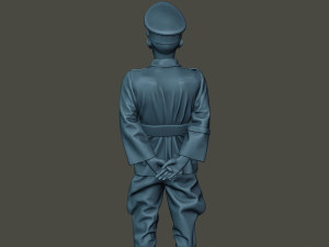 German officer ww2 attention g5 Modello di stampa 3D