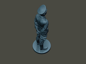German officer ww2 attention g5 Modello di stampa 3D