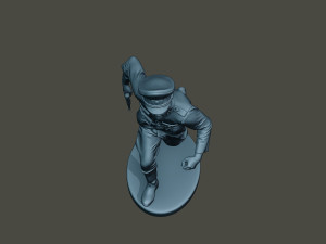 german officer ww2 run g5 Modelo de Impressão 3D