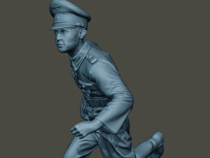 german officer ww2 run g5 Modelo de Impressão 3D