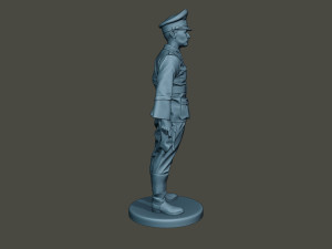 german officer ww2 stand g5 3D Baskı Modeli