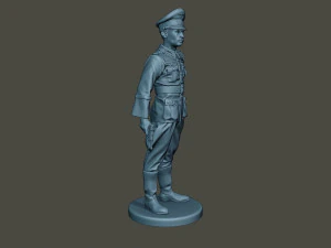 german officer ww2 stand g5 3D Print Model