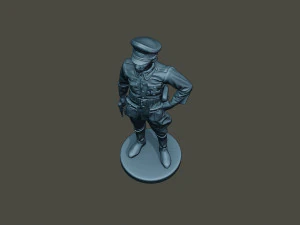 german officer ww2 stand g5 3D Print Model