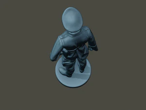 german officer ww2 stand g5 3D Print Model