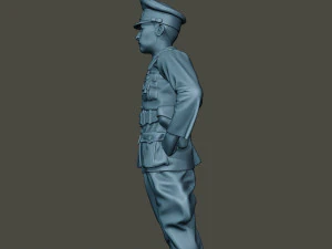 german officer ww2 stand g5 3D Print Model