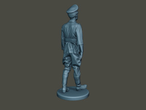 german officer ww2 walk g5 3D 打印模型