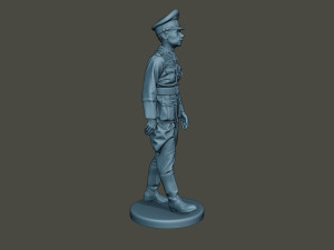 german officer ww2 walk g5 3D 打印模型