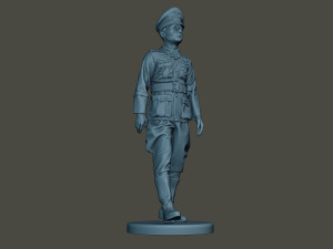 german officer ww2 walk g5 3D 打印模型