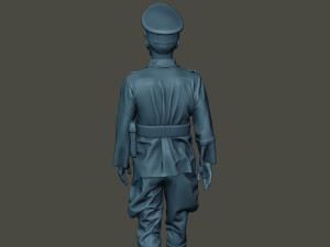 german officer ww2 walk g5 3D 打印模型