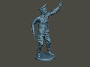 german officer ww2 warning g5 3D प्रिंट मॉडल
