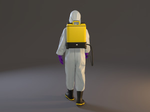 biohazard suit female acc 2130 001 3D Model
