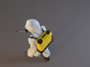 biohazard suit female acc 2130 001 3D Model