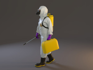 biohazard suit female acc 2130 002 3D Модель