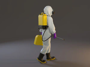 biyolojik tehlike kıyafeti kadın acc 2130 002 3D Model