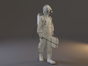 biohazard suit female acc 2130 002 3D Модель